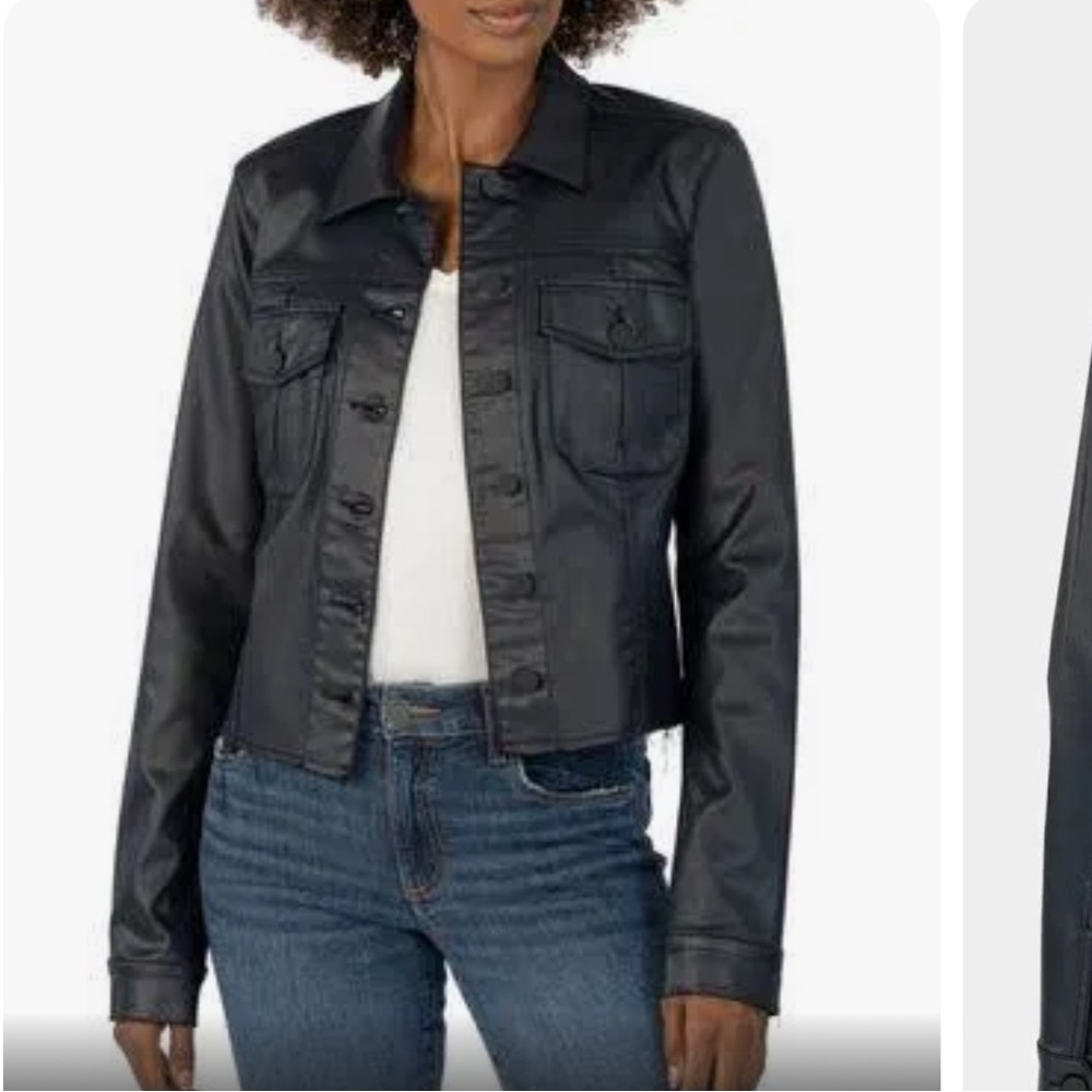 KUT from the Kloth Kara Freyed Hem Jacket